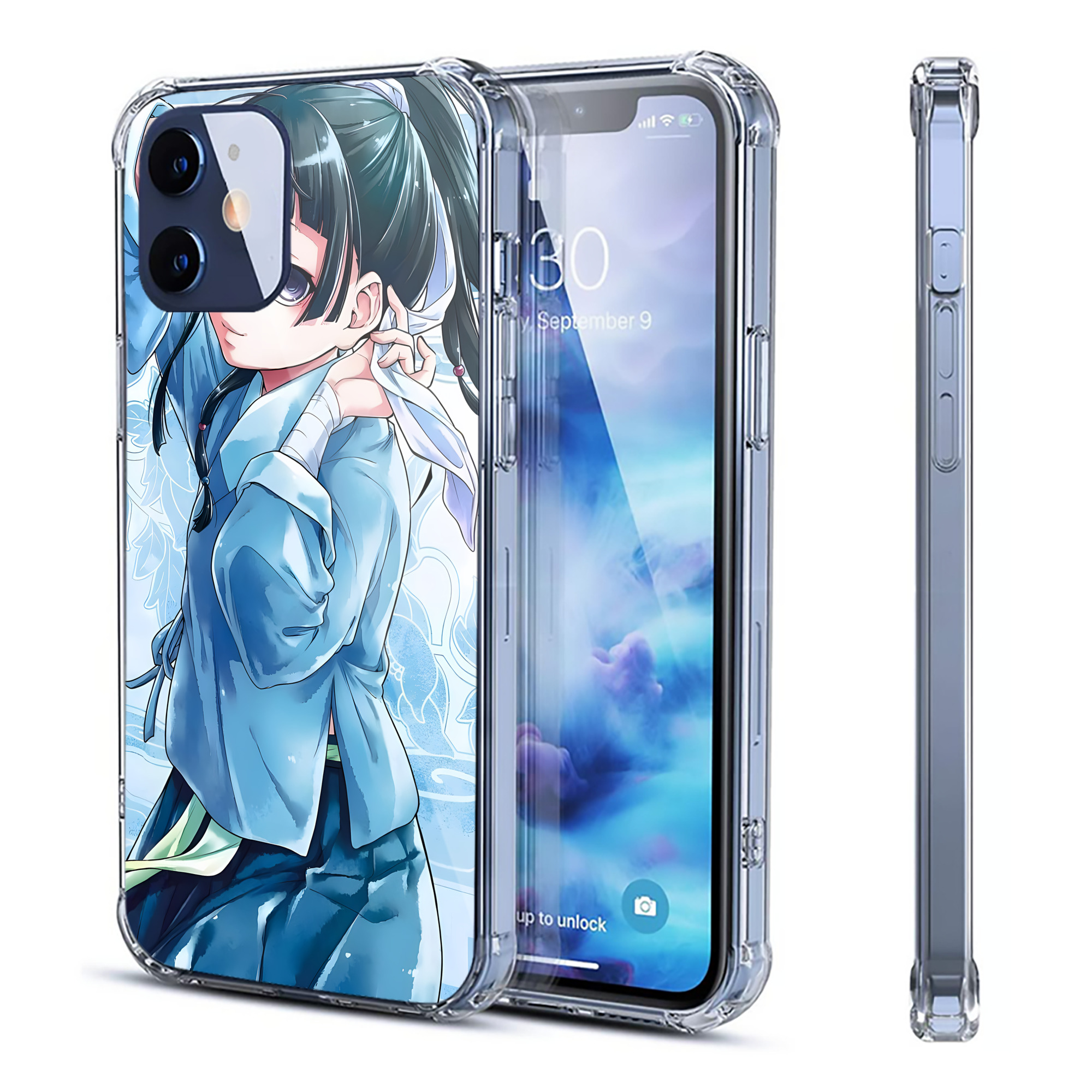 （画像用） 薬屋のひとりごと The Apothecary Diaries 【iPhone 12シリーズ対応】透明スマホケース（クリアソフトケース）